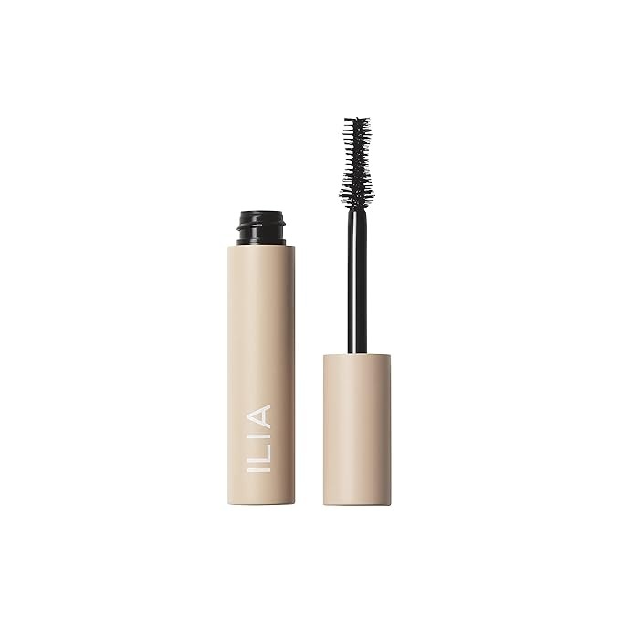 ILIA - Fullest Volumizing Mascara | Non-Toxic, Vegan, Cruelty-Free, Smudge + Flake-Free, Safe For Sensitive Eyes, For Fuller, Thicker, & Healthier Lashes (Full Size, 0.32 fl oz | 9.5 ml)